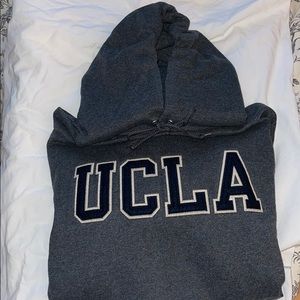 embroidered Champion UCLA gray hoodie